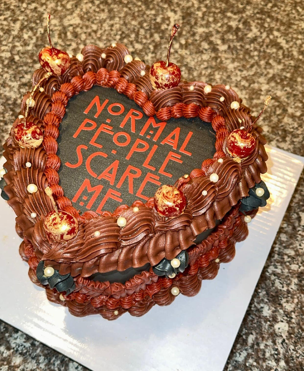 Custom Heart Cakes