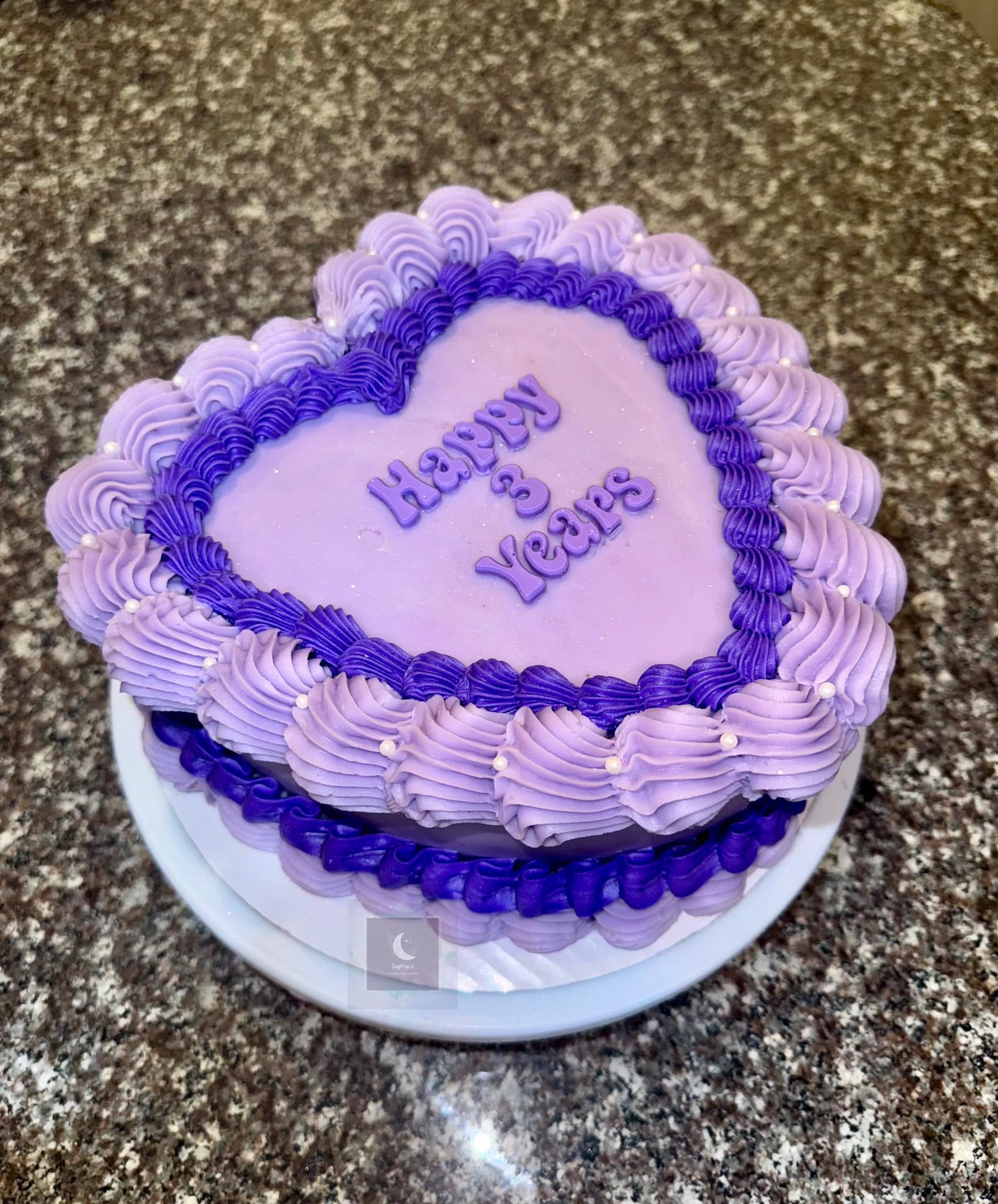 Custom Heart Cakes