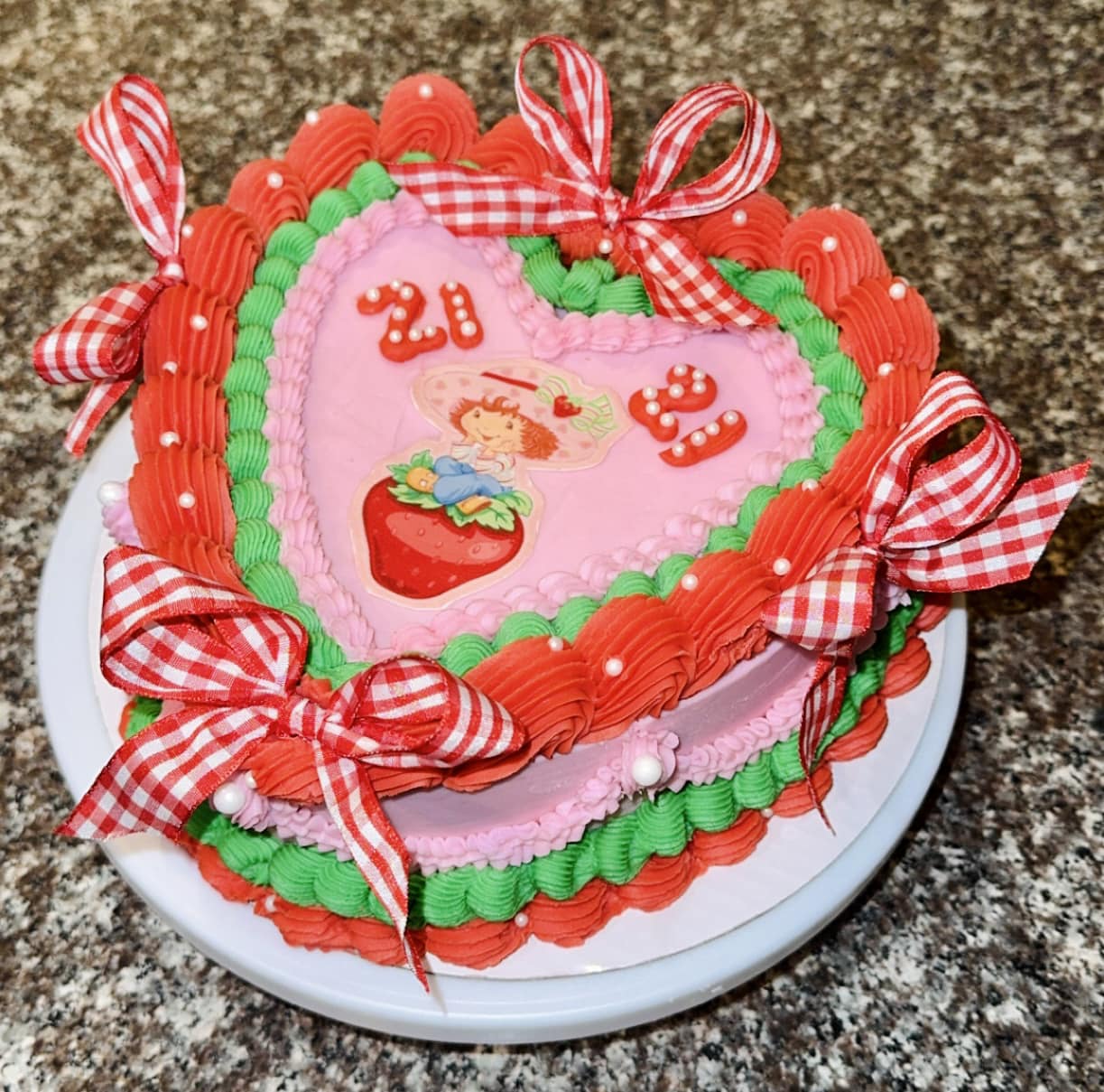 Custom Heart Cakes