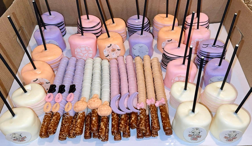 Chocolate Dipped Marshmallows