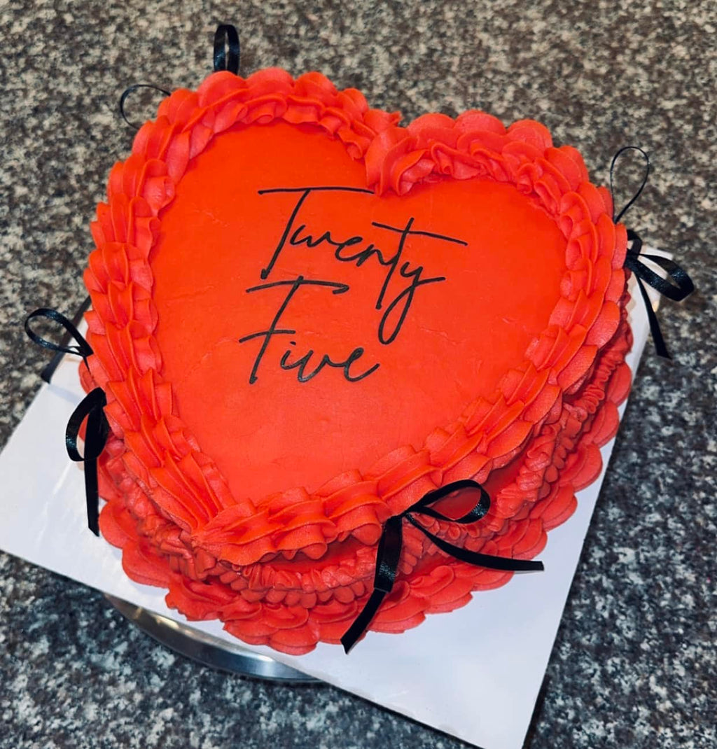 Custom Heart Cakes