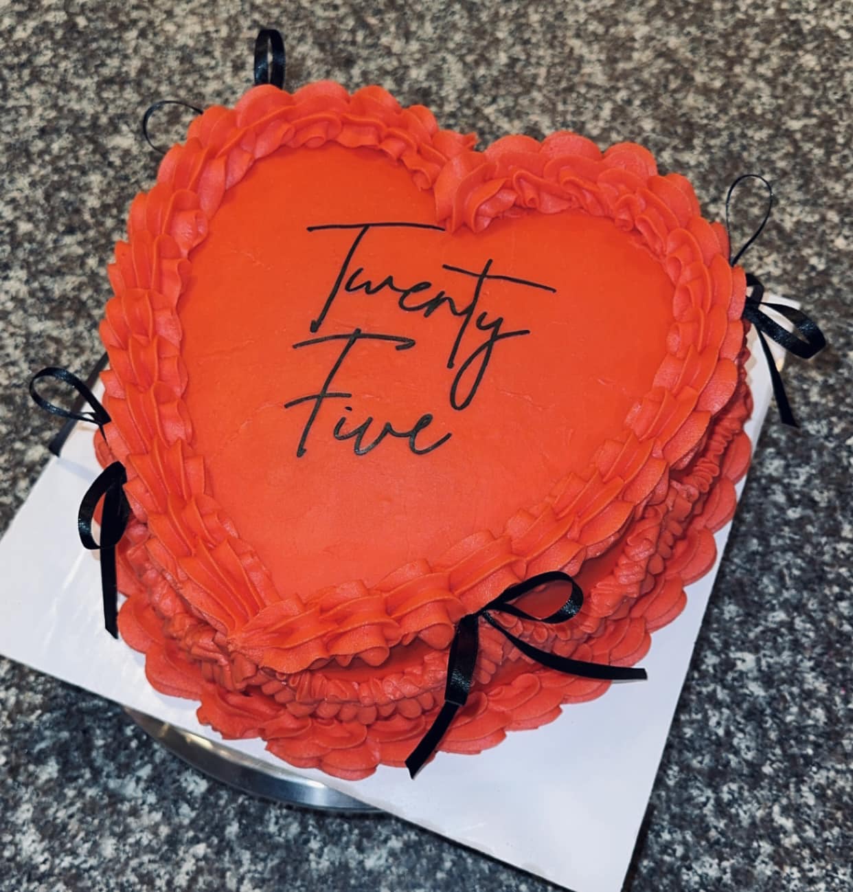 Custom Heart Cakes