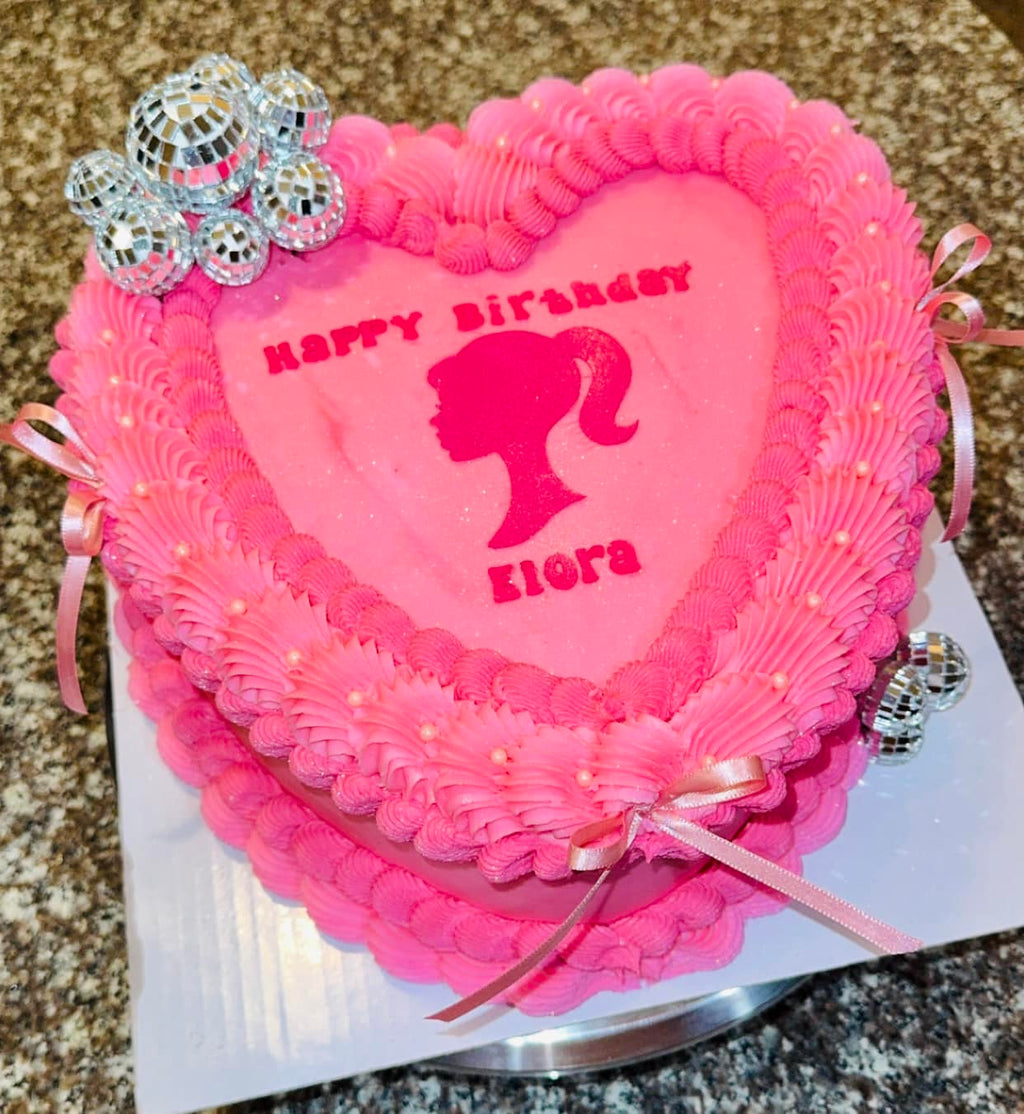 Custom Heart Cakes