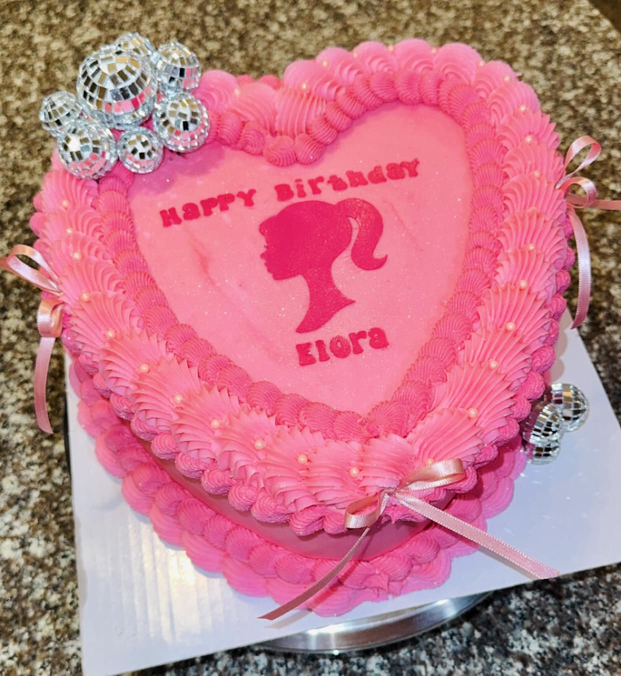 Custom Heart Cakes