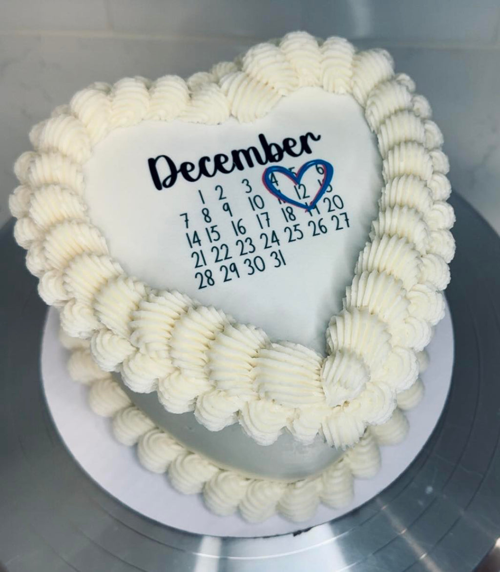 Custom Heart Cakes