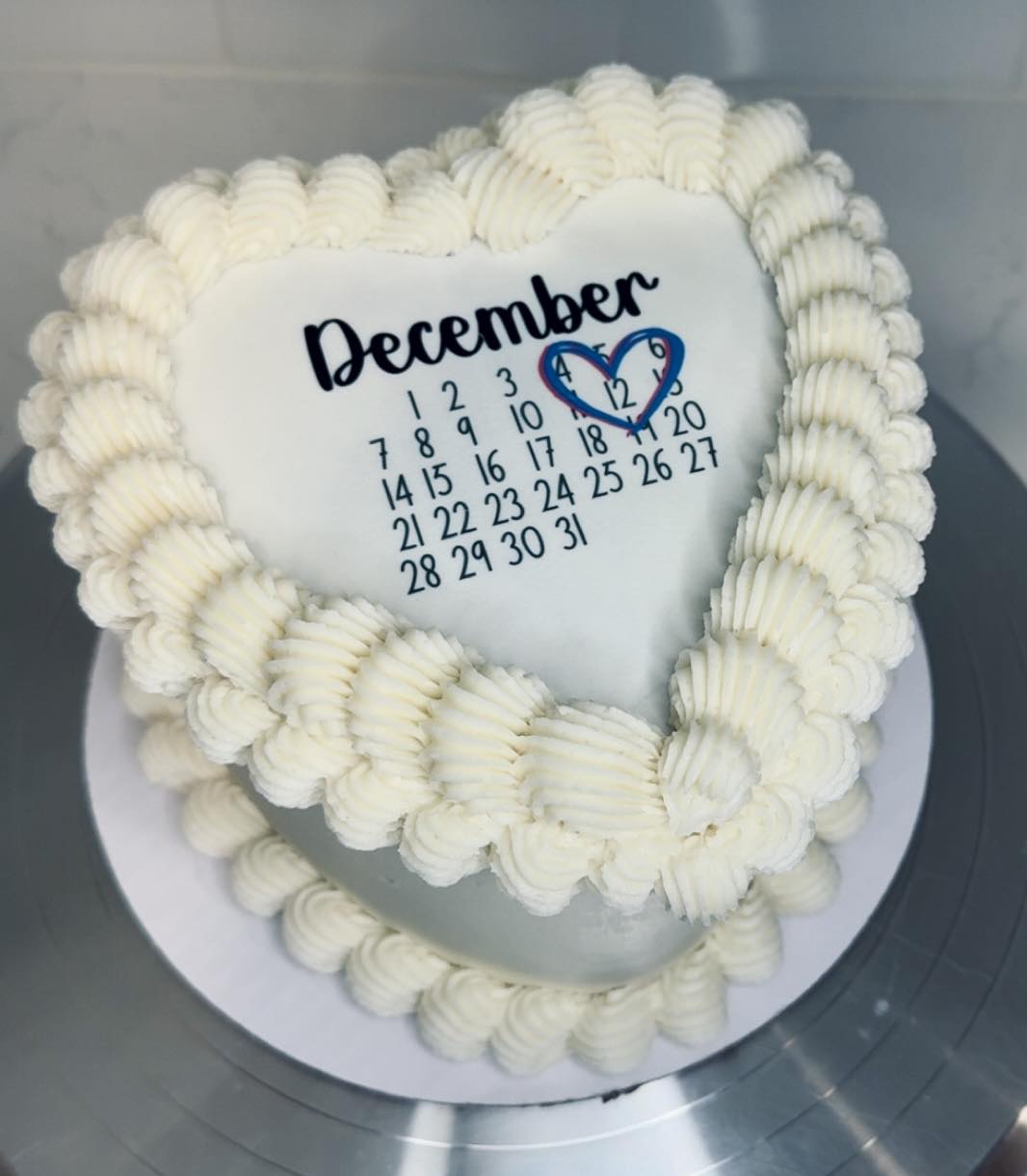 Custom Heart Cakes