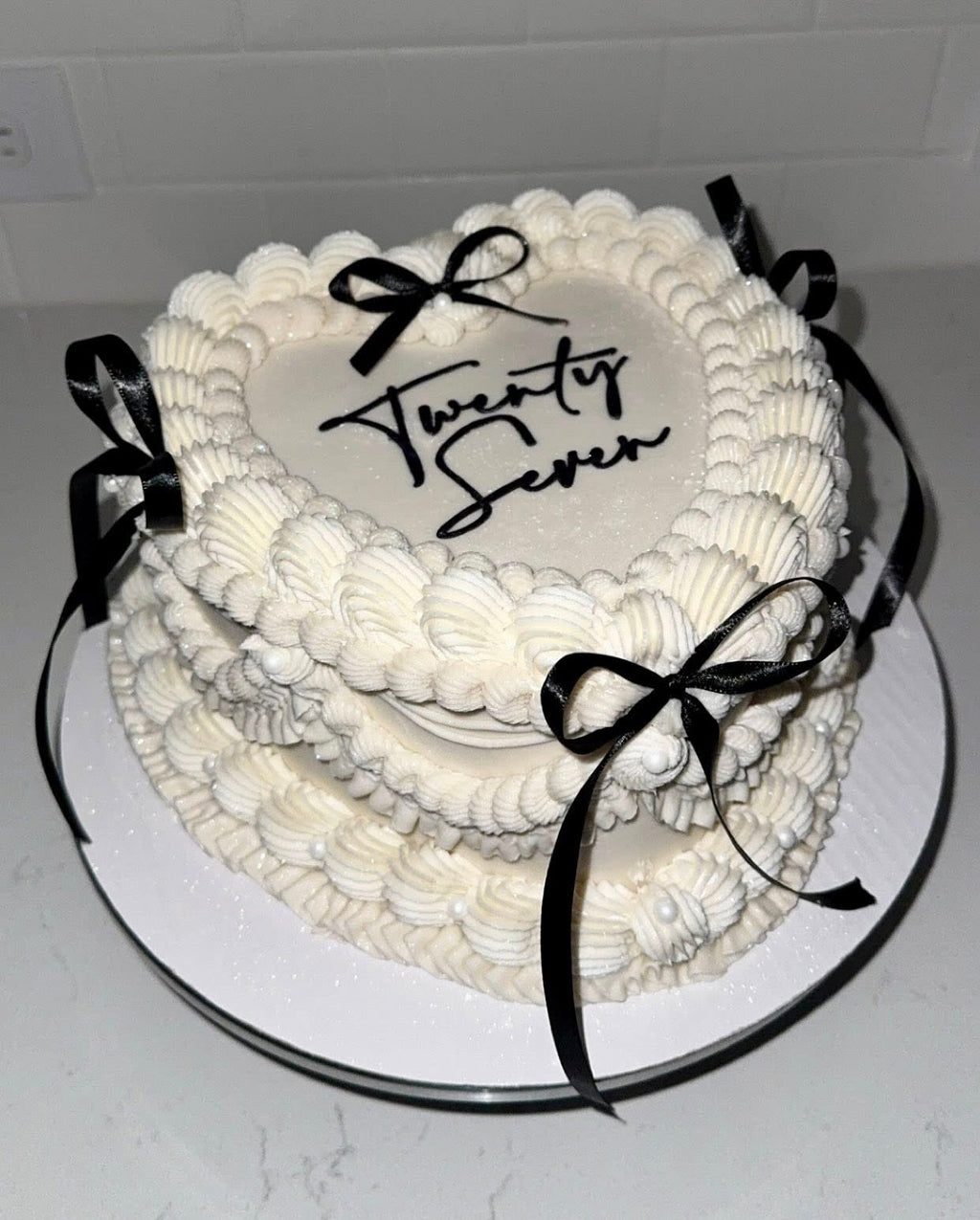 Custom Heart Cakes