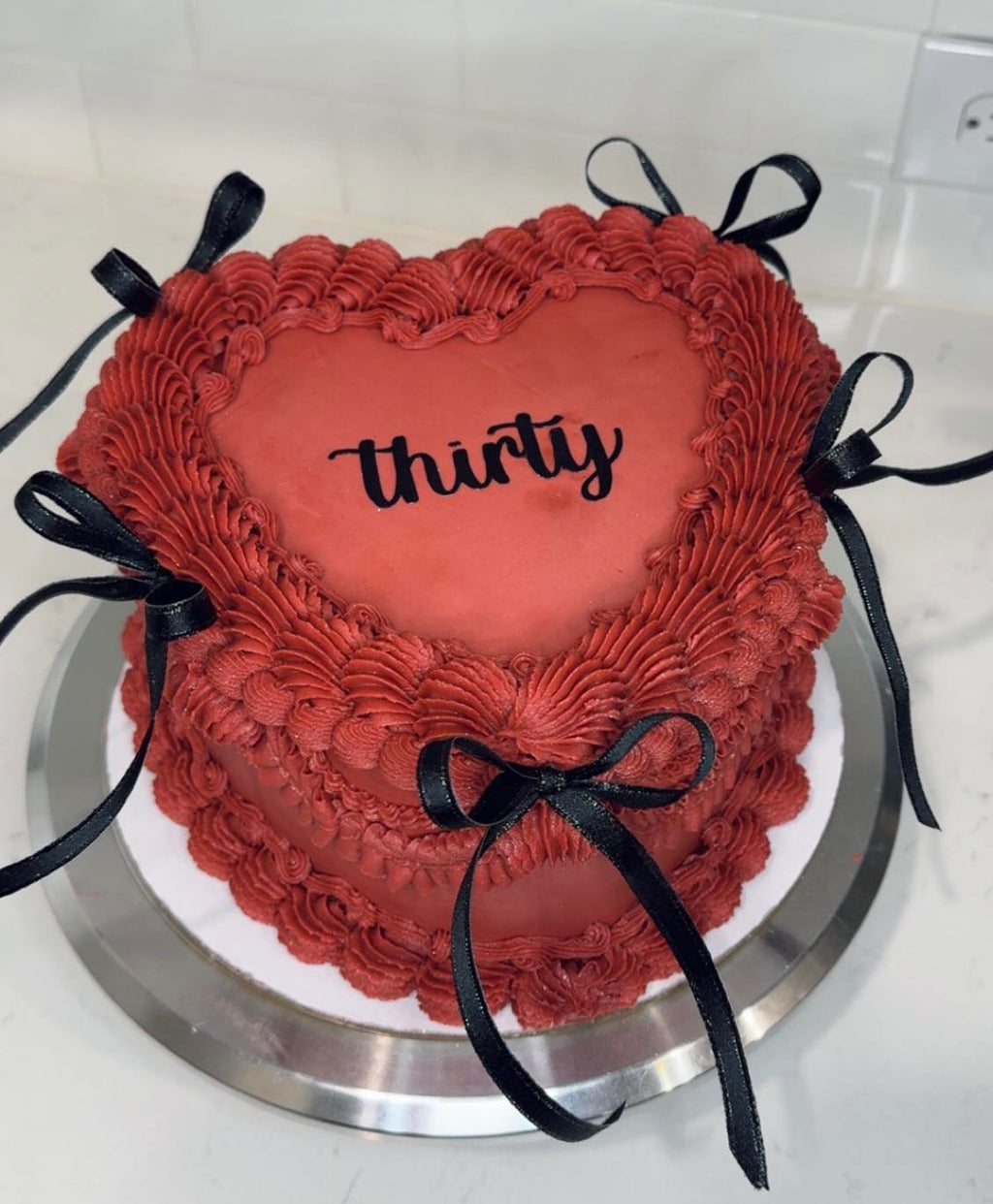 Custom Heart Cakes