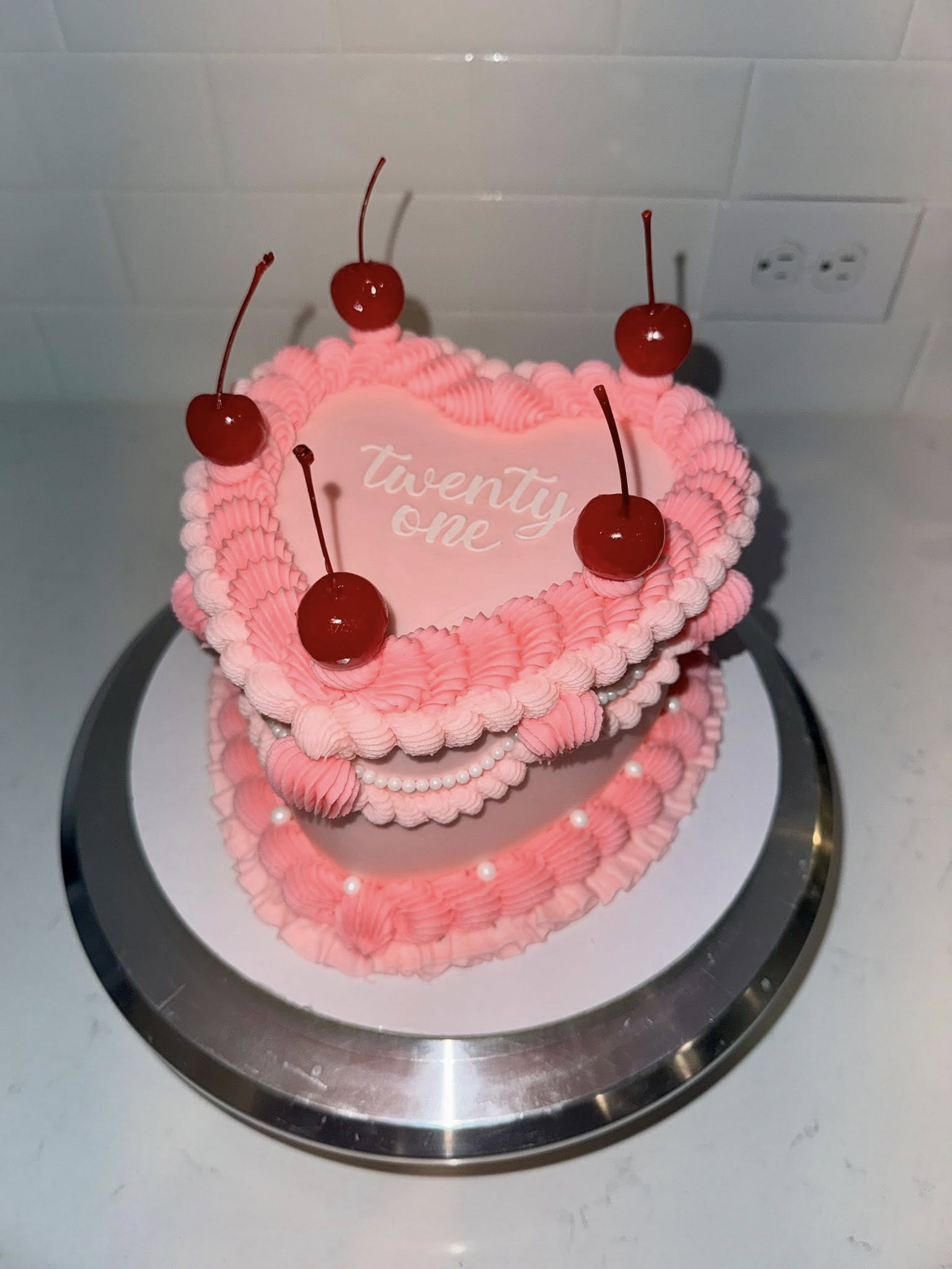 Custom Heart Cakes