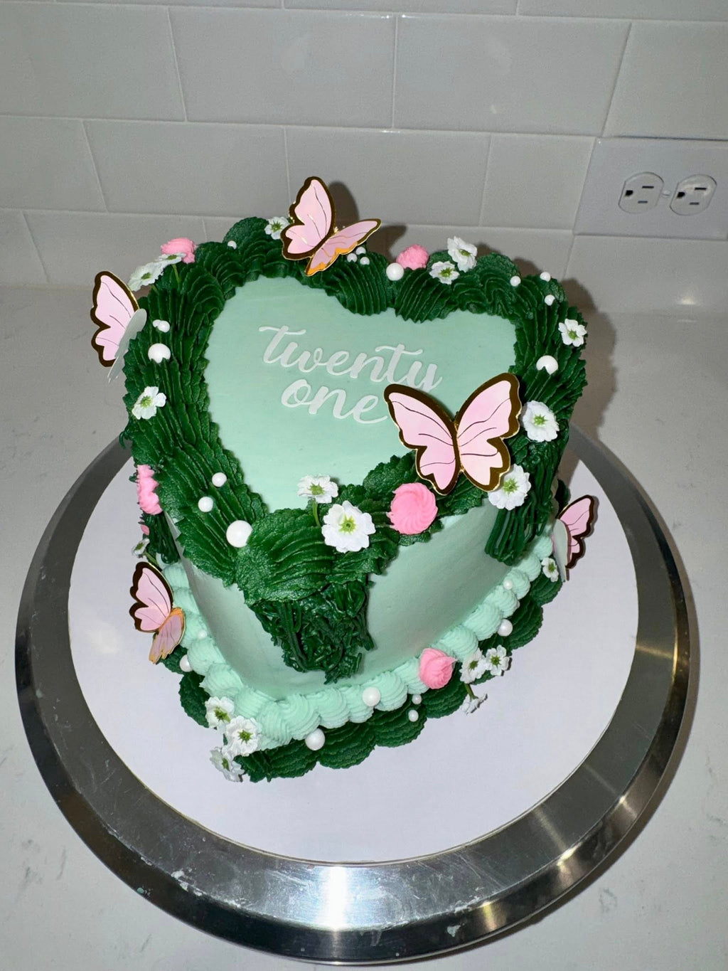 Custom Heart Cakes