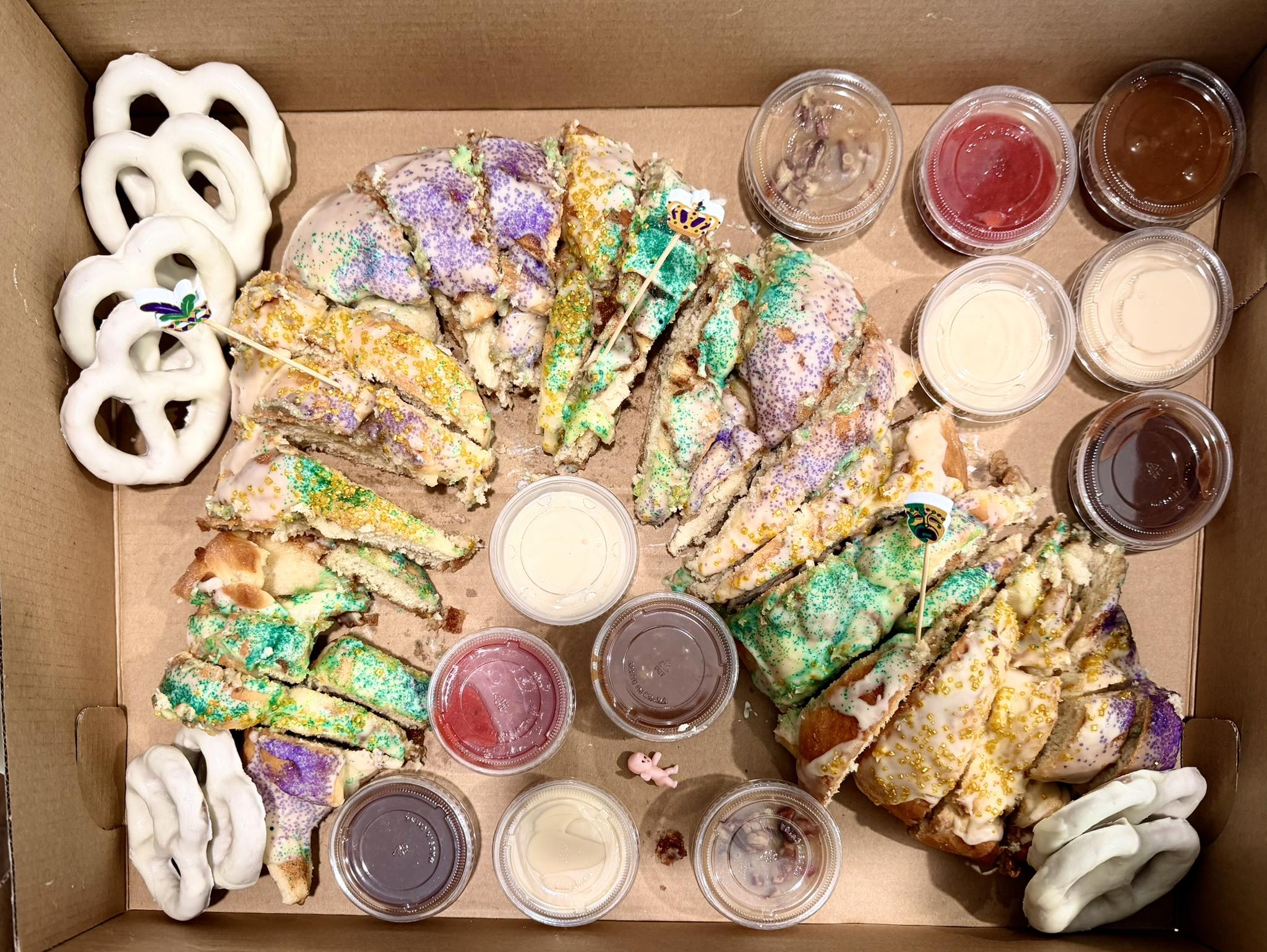 King Cake Charcuterie Board
