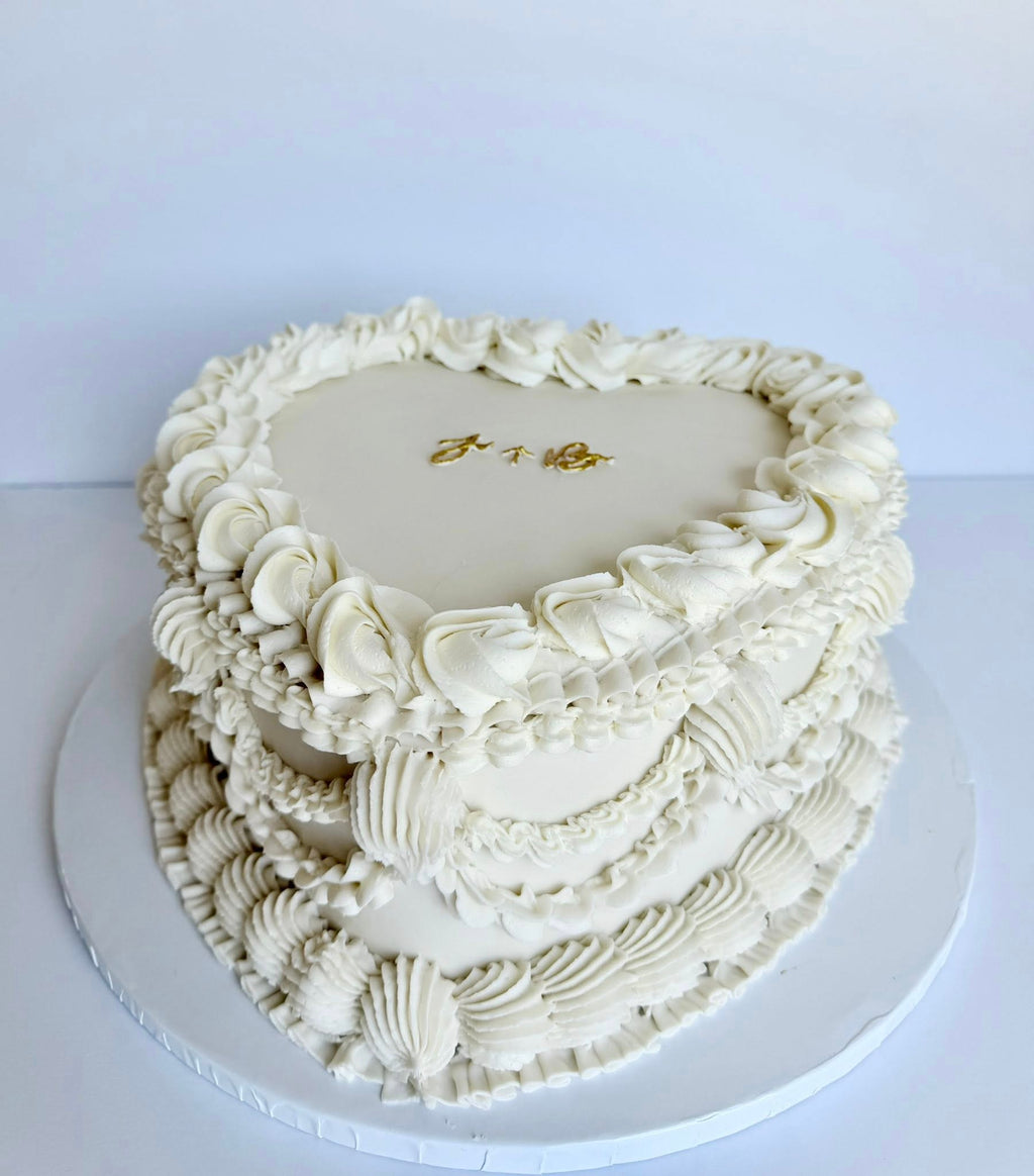 Custom Heart Cakes