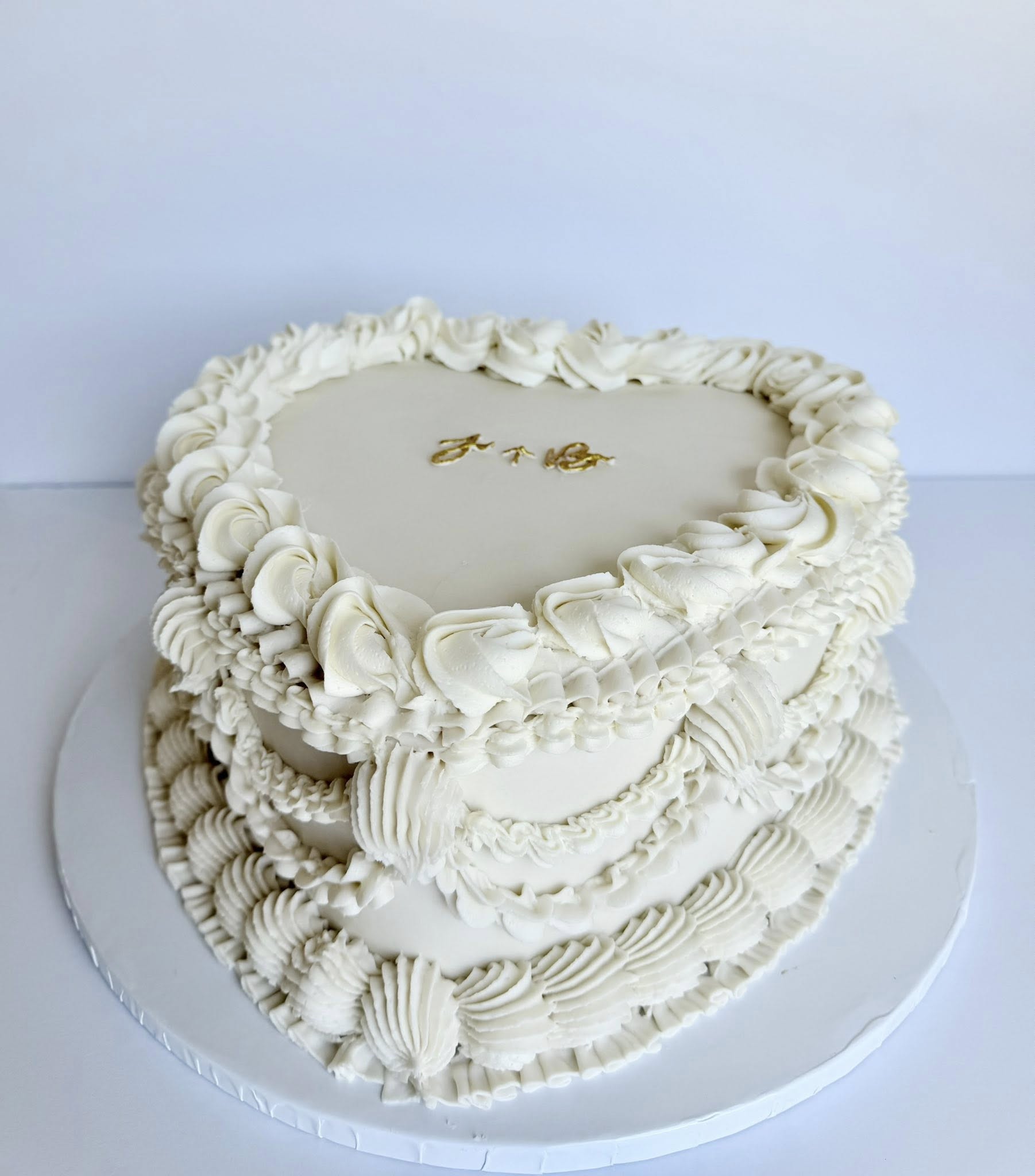 Custom Heart Cakes